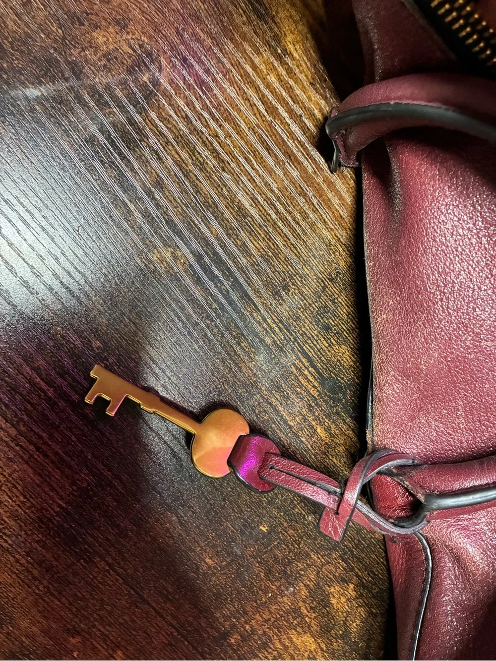 Fossil rich burgundy